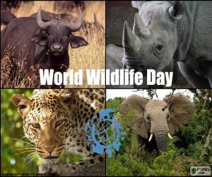 пазл Всемирный день дикой природы